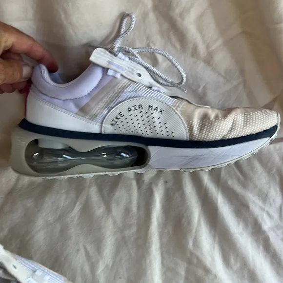 Nike W Air Max 2021 White Gypsy Rose Pink Navy Blue Shoes DC9478-100 Women's 9.5