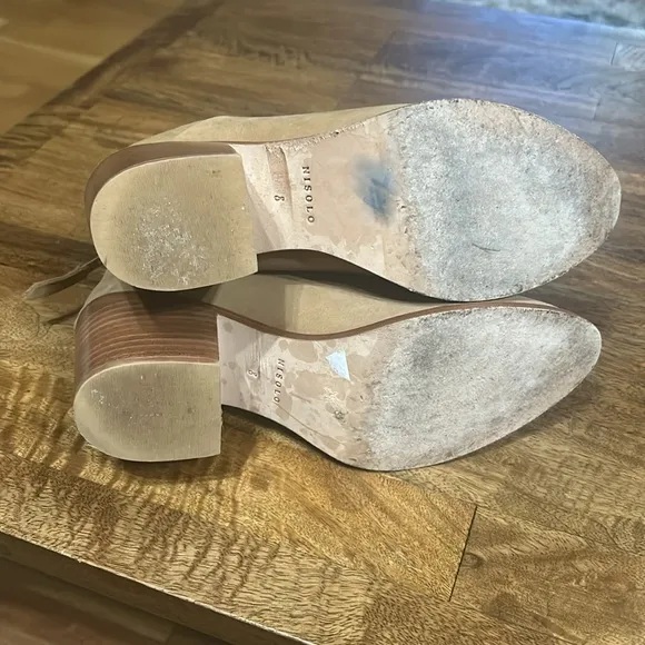 Nisolo Dari Water Resistant Bootie size 8 in almond