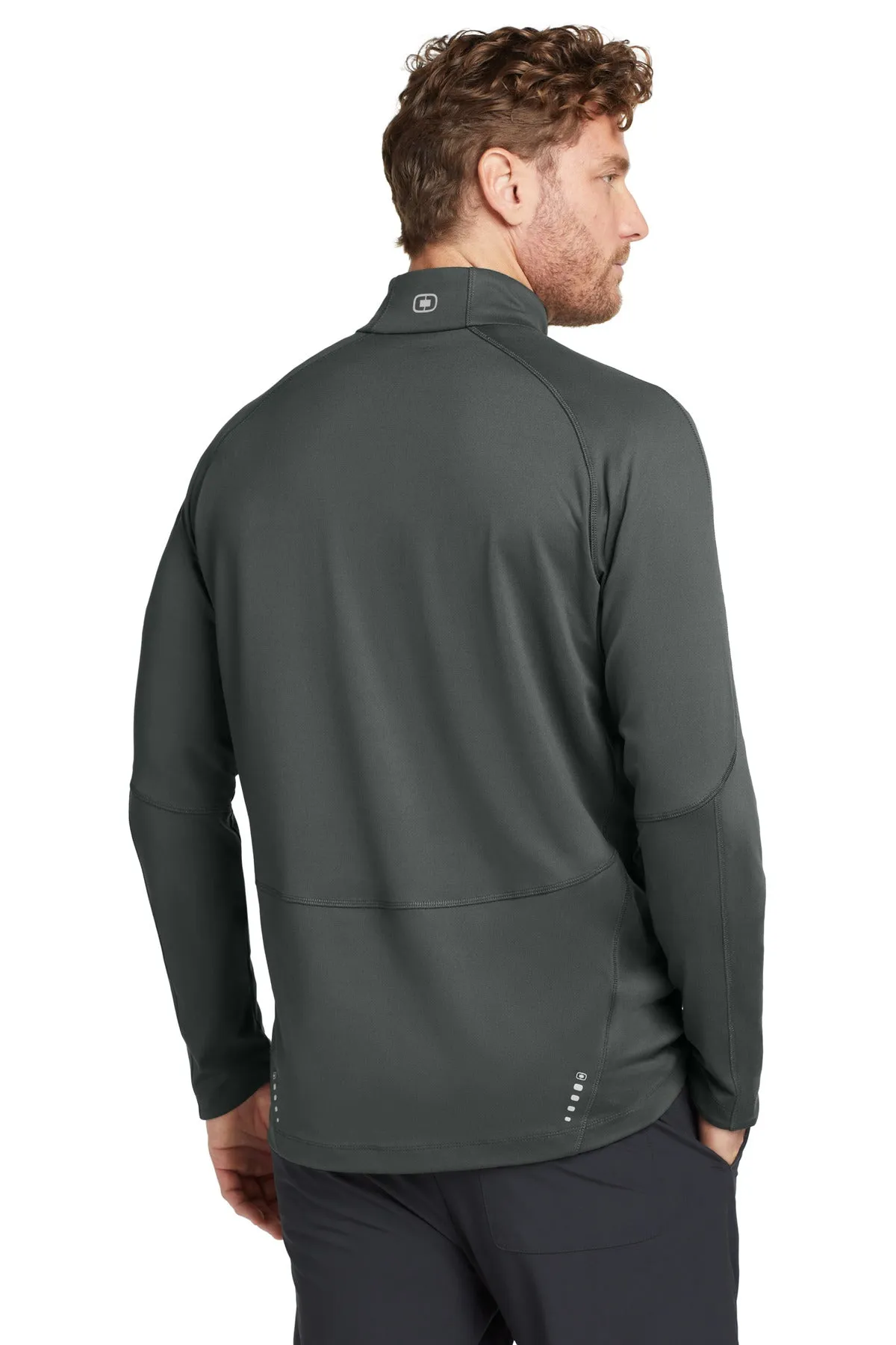 OGIO Radius 1/4-Zip. OE550 Gear Grey