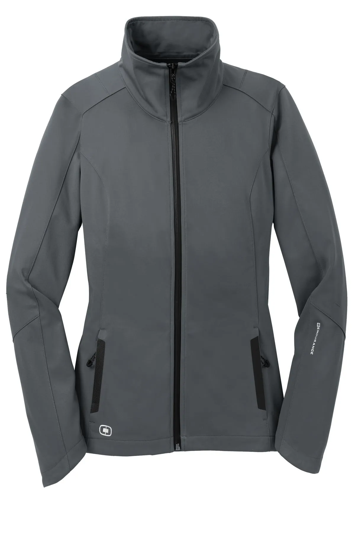 OGIO Women's Crux Soft Shell. LOE720 Gear Grey