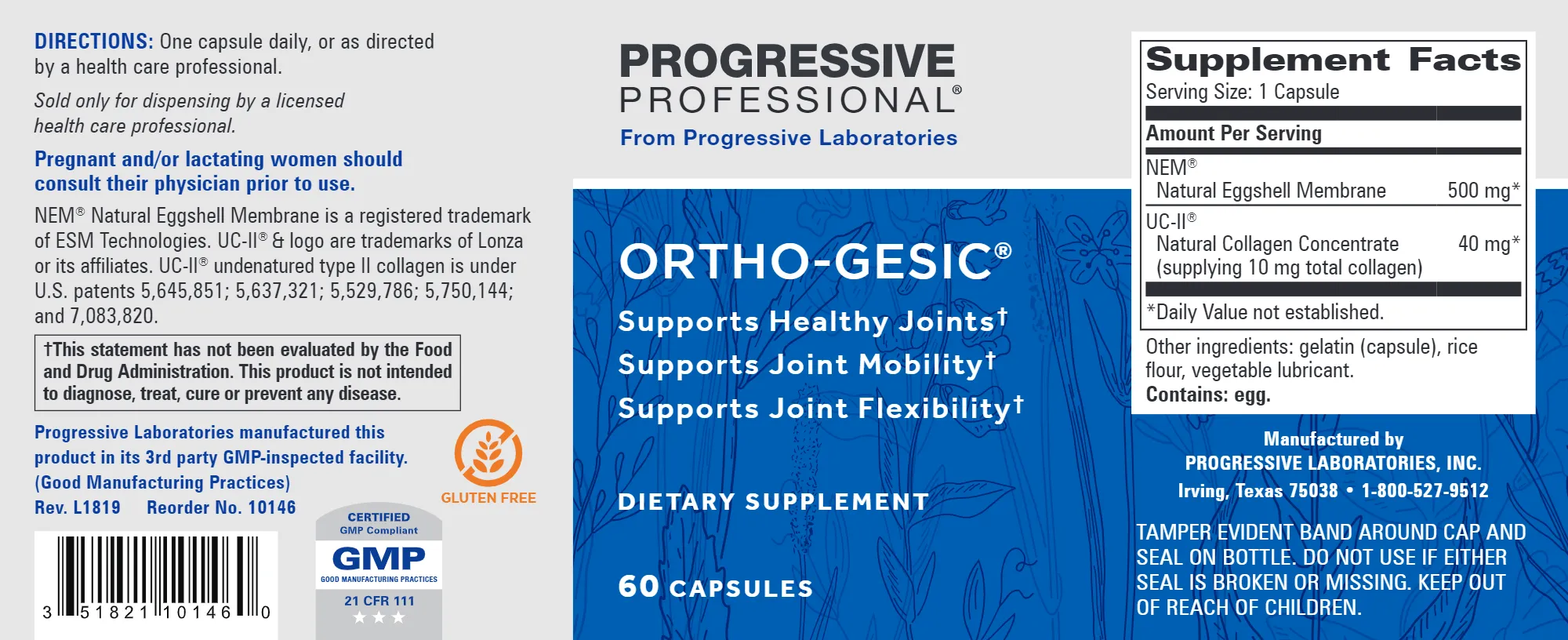 Ortho-Gesic® 60 Count