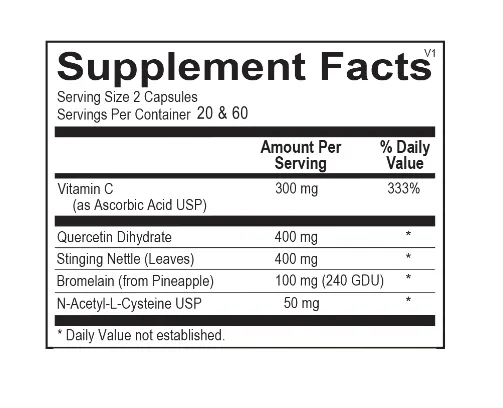 Ortho Molecular Products Natural D-Hist®