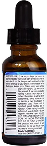 Ortho Molecular - Vitamina líquida D3 con K2 - 1 oz líquido