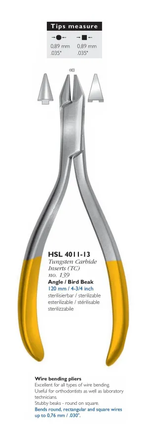 Ortho Pliers, Angle / Bird Beak