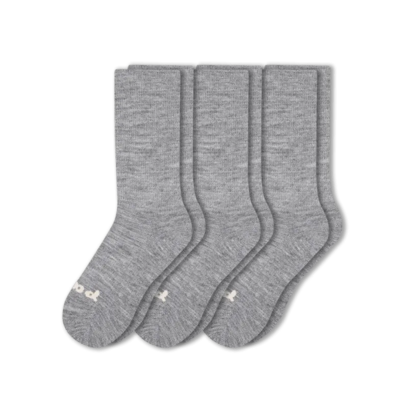 Pacas Womens Alpaca Crew 3-Pack Socks