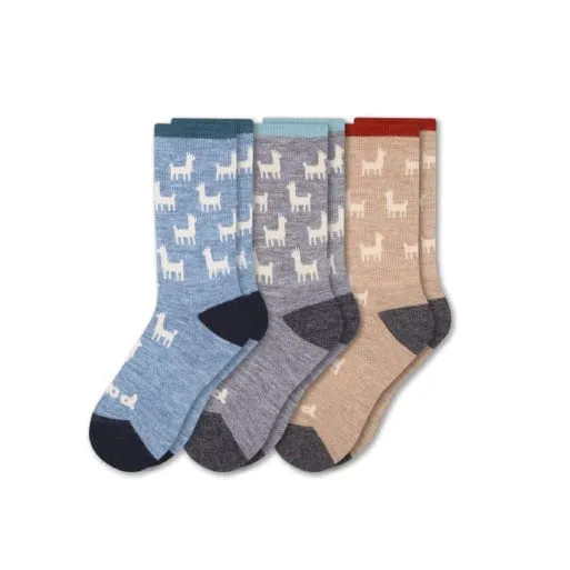Pacas Womens Alpaca Crew 3-Pack Socks