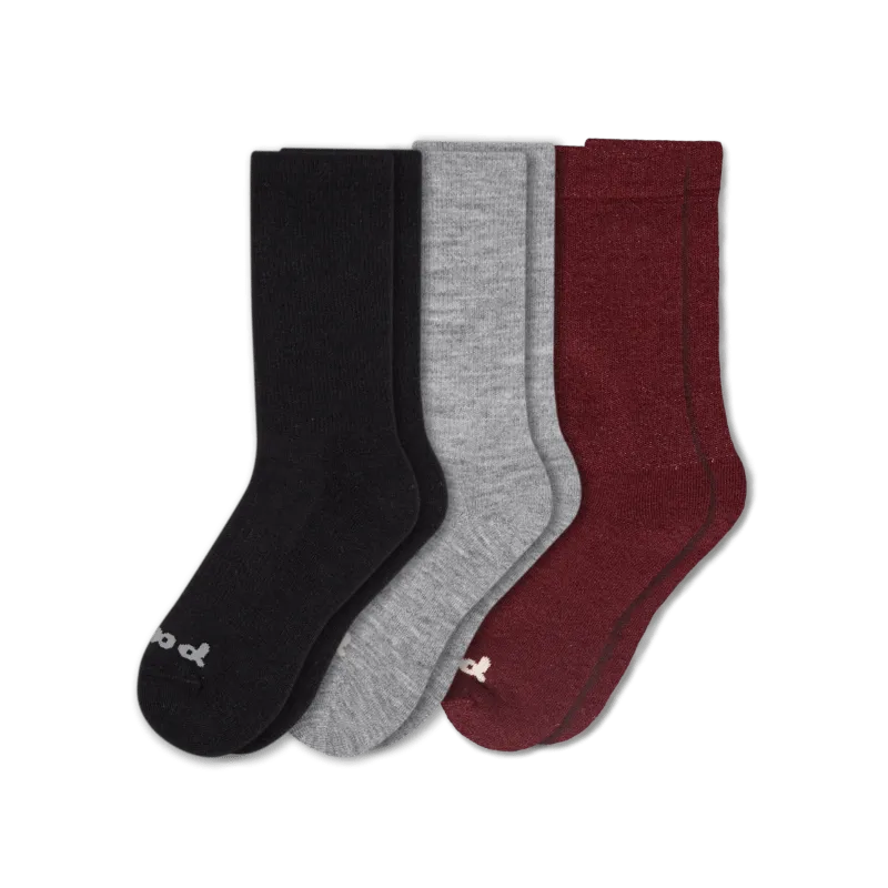 Pacas Womens Alpaca Crew 3-Pack Socks
