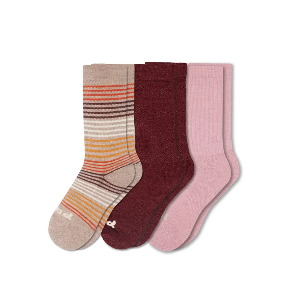 Pacas Womens Alpaca Crew 3-Pack Socks