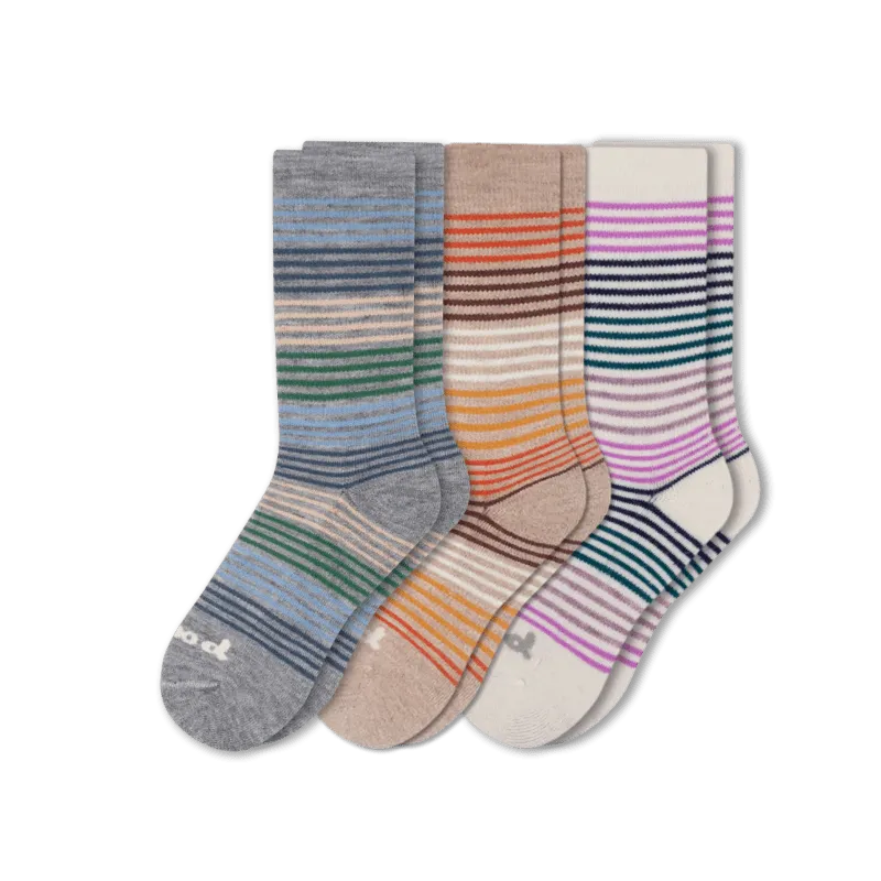 Pacas Womens Alpaca Crew 3-Pack Socks