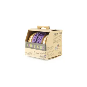 Panaracer GravelKing X1 TLC Clincher Tyre - Purple/Brown (Limited Edition)
