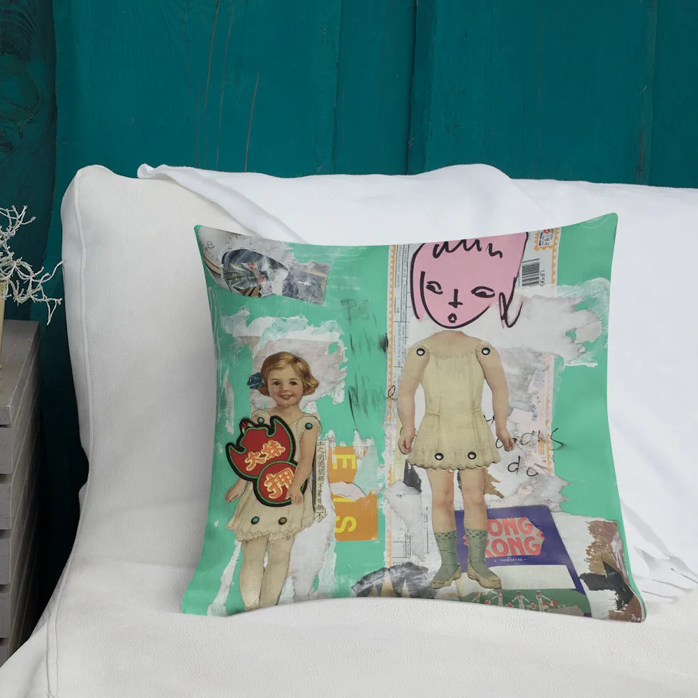 Paper Dolls - Premium Pillow