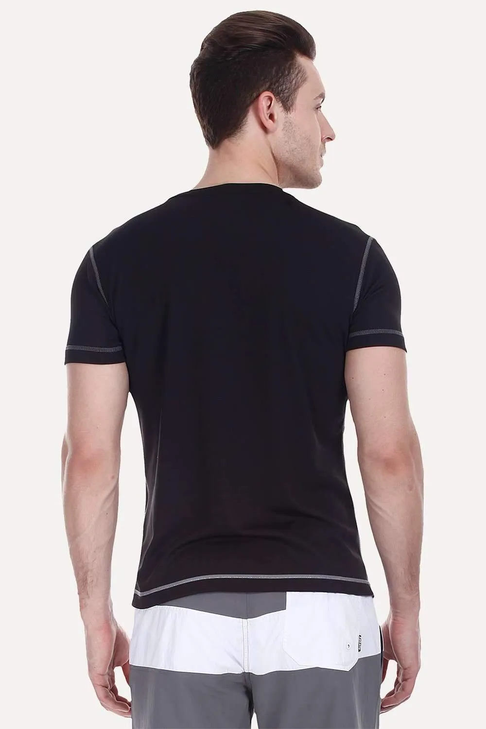 Performance Wear Crew With Stitch Detail