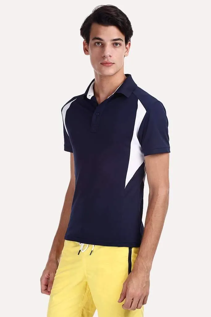 Performance Wear Polo With Contrast Panel