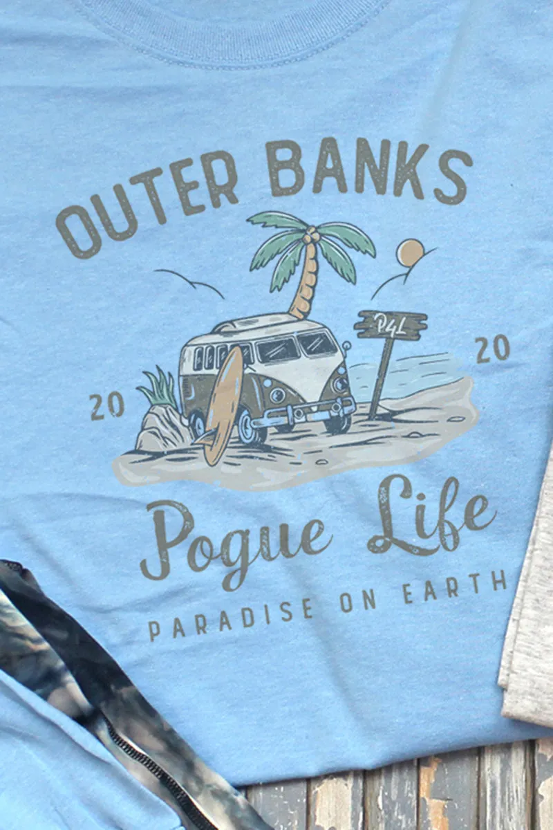 Pogue Life Paradise Unisex Dri-Power Long-Sleeve 50/50 Tee
