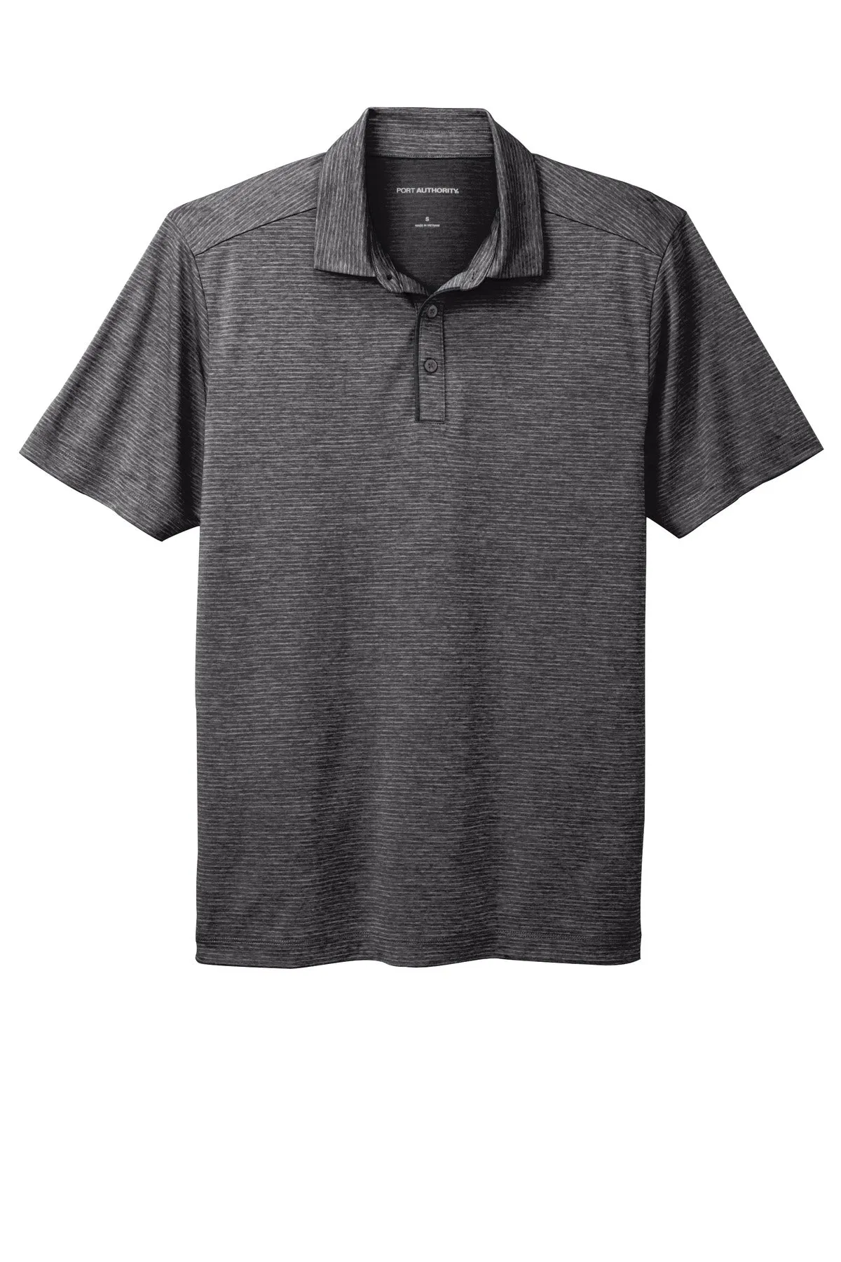 Port Authority  Shadow Stripe Polo. K585 Deep Black