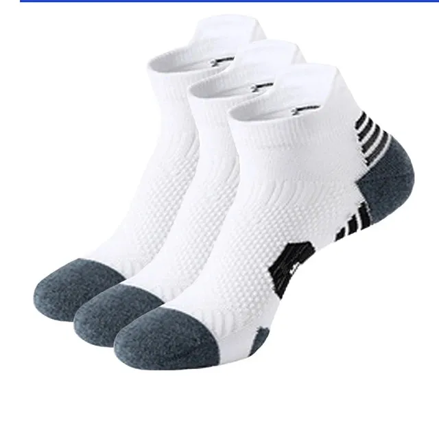 Professional Sports Fitness Socks Towel Bottom Non-Slip Running Sock Men and Women Short Quick-Drying Basketball Training Sock