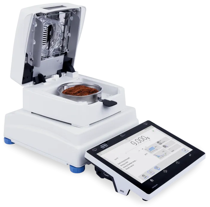 Radwag MA 50.5Y.IC ELLIPSIS 5Y SERIES Moisture Analyzer, ø90, h= 8mm, 50 g x 1 mg/ 0.001%