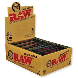 RAW Authentic 2-Way Adjustable Rolling Machine 110mm - (12 Count Display)