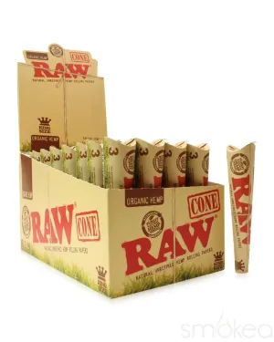 Raw Organic King Size Pre-Rolled Cones