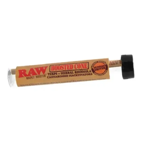 Raw - Rocket Booster Pre-rolled Cone