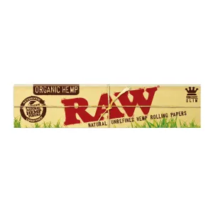 RAW - Rolling Paper - Organic Hemp - King Size Slim