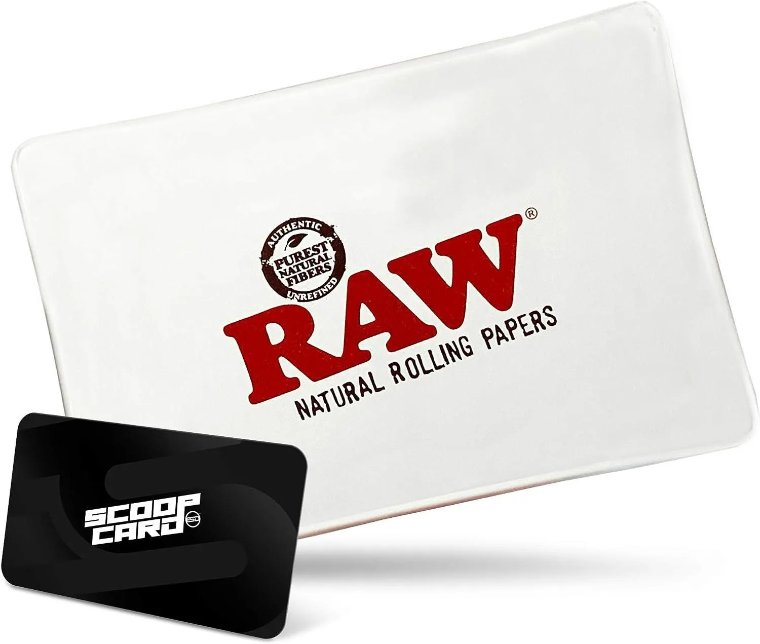 RAW Rolling Tray Glass Star Tray | Size Mini | Shatter Resistant