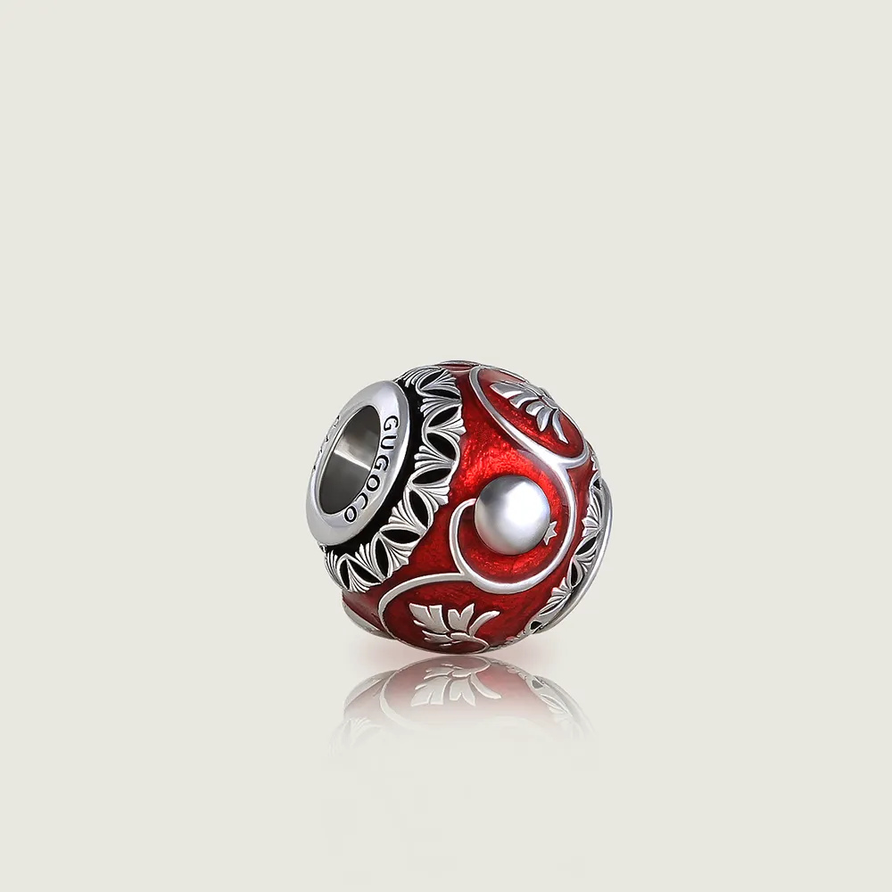 Red Pomegranate Ornament Charm