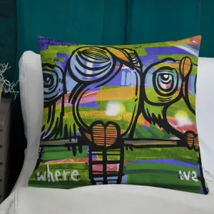 Right Here Where We Belong – Lebo Premium Throw Pillow