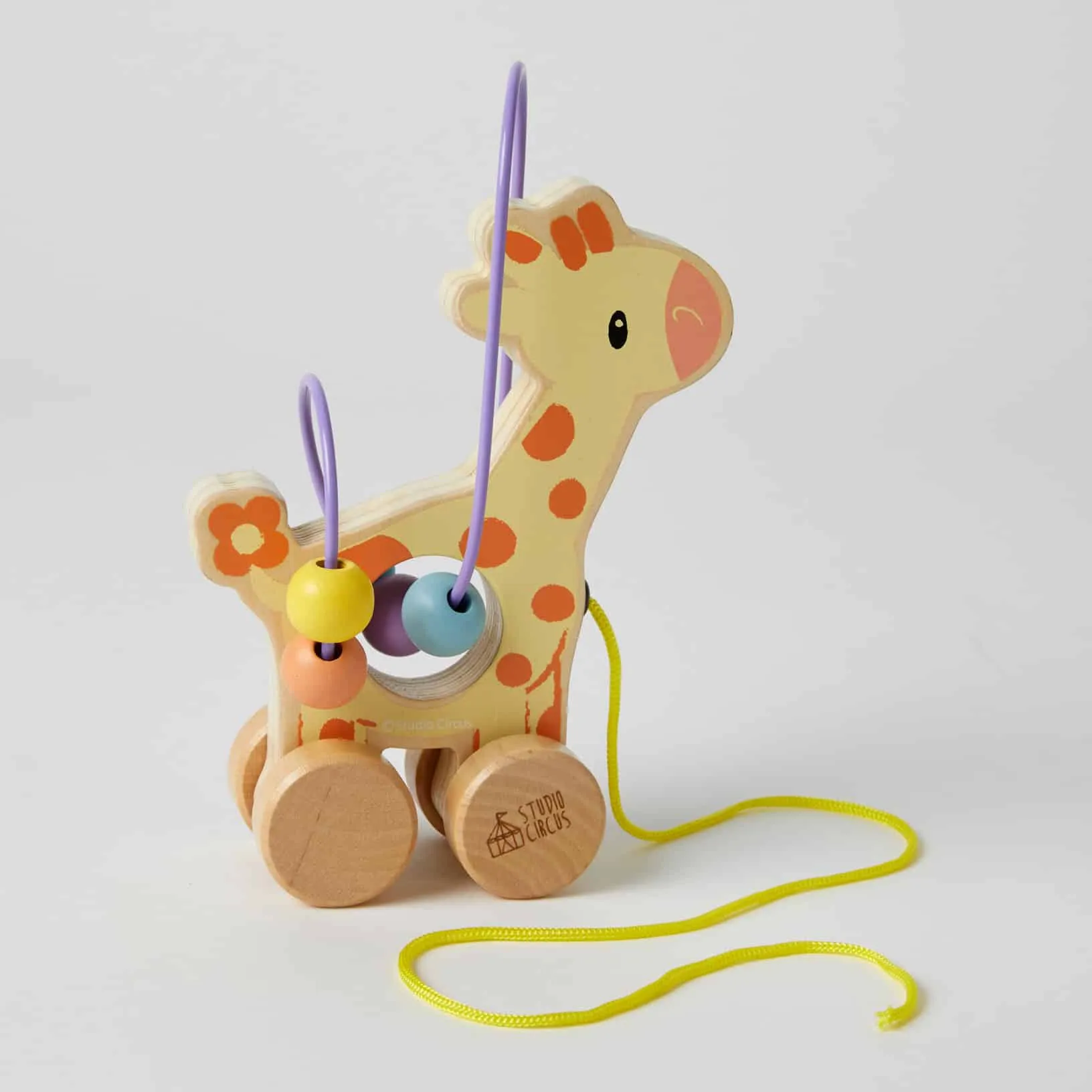 Rolling Bead Coaster - Giraffe