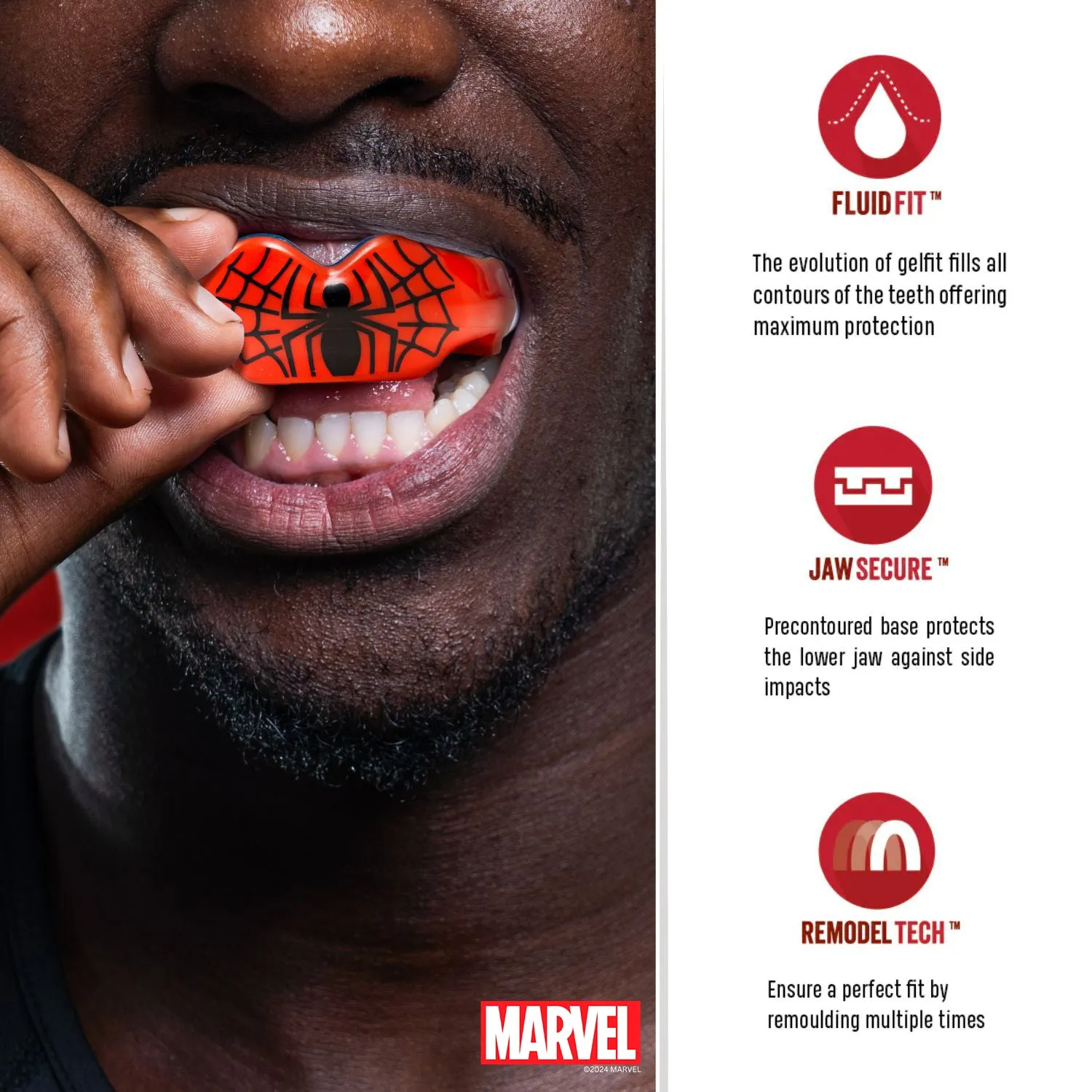 SafeJawz Marvel Ortho Spider-Man Mouthguard