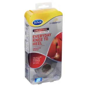 Scholl In-balance Everyday Knee to Heel Orthotic Insole Large