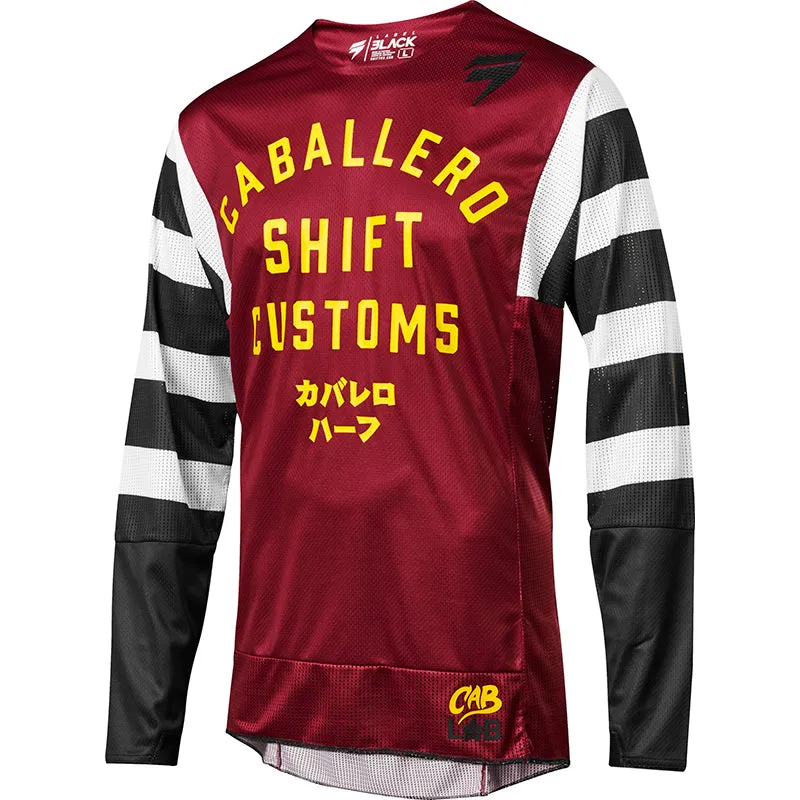 SHIFT 3LACK CABALLERO X LAB JERSEY DARK RED