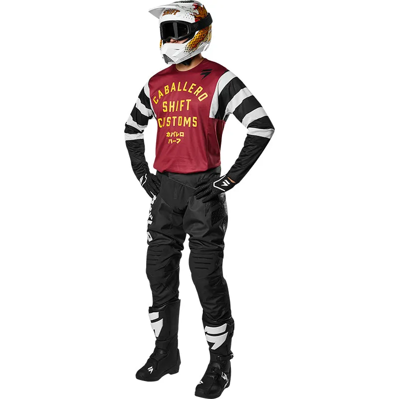SHIFT 3LACK CABALLERO X LAB JERSEY DARK RED