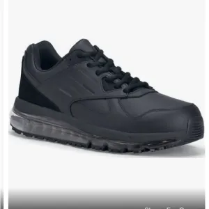 Shoes For Crews Men's Geo Slip ResistantWork Shoes size 10 black lace up