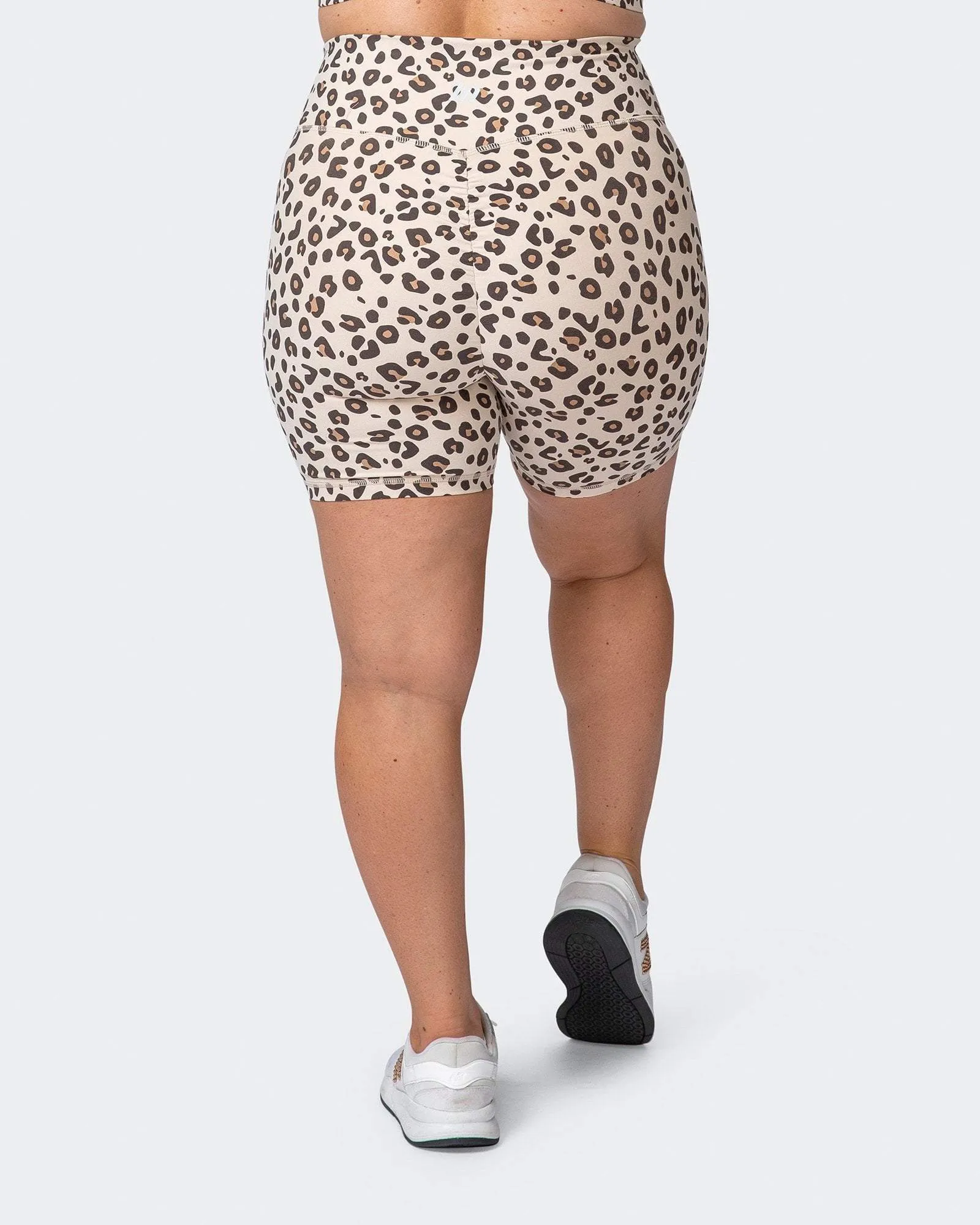 Signature Scrunch Bike Shorts - Cheetah Print