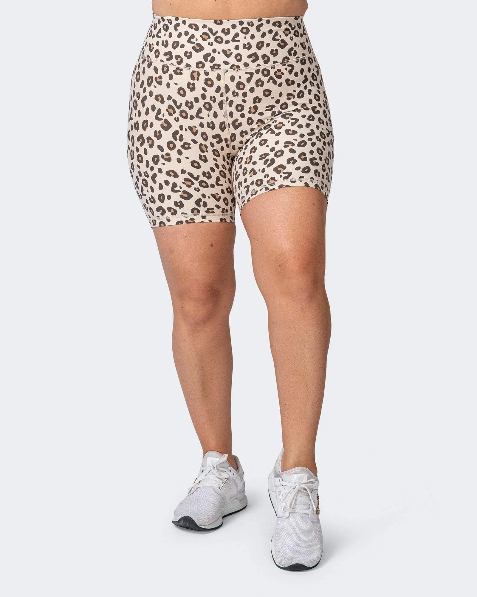 Signature Scrunch Bike Shorts - Cheetah Print