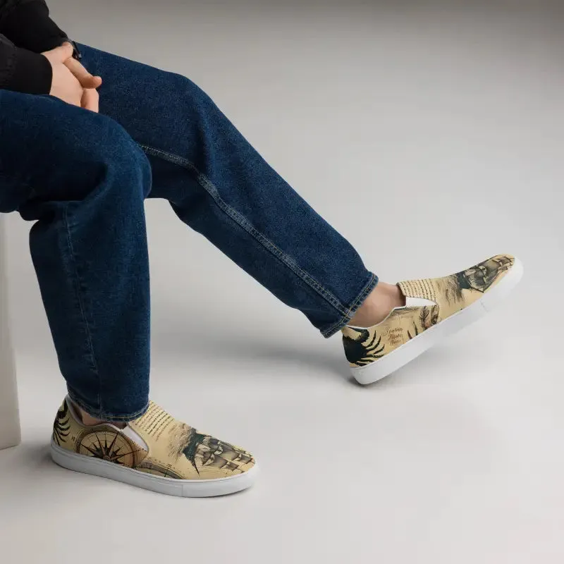 Slip on Canvas Shoes with Removable Soft Insoles
