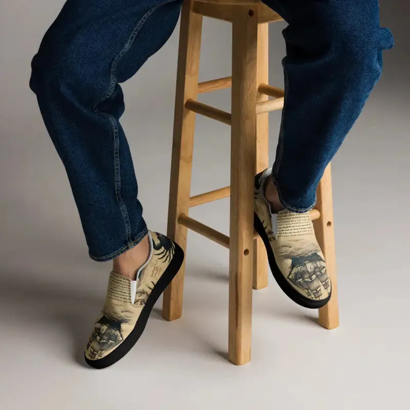 Slip on Canvas Shoes with Removable Soft Insoles