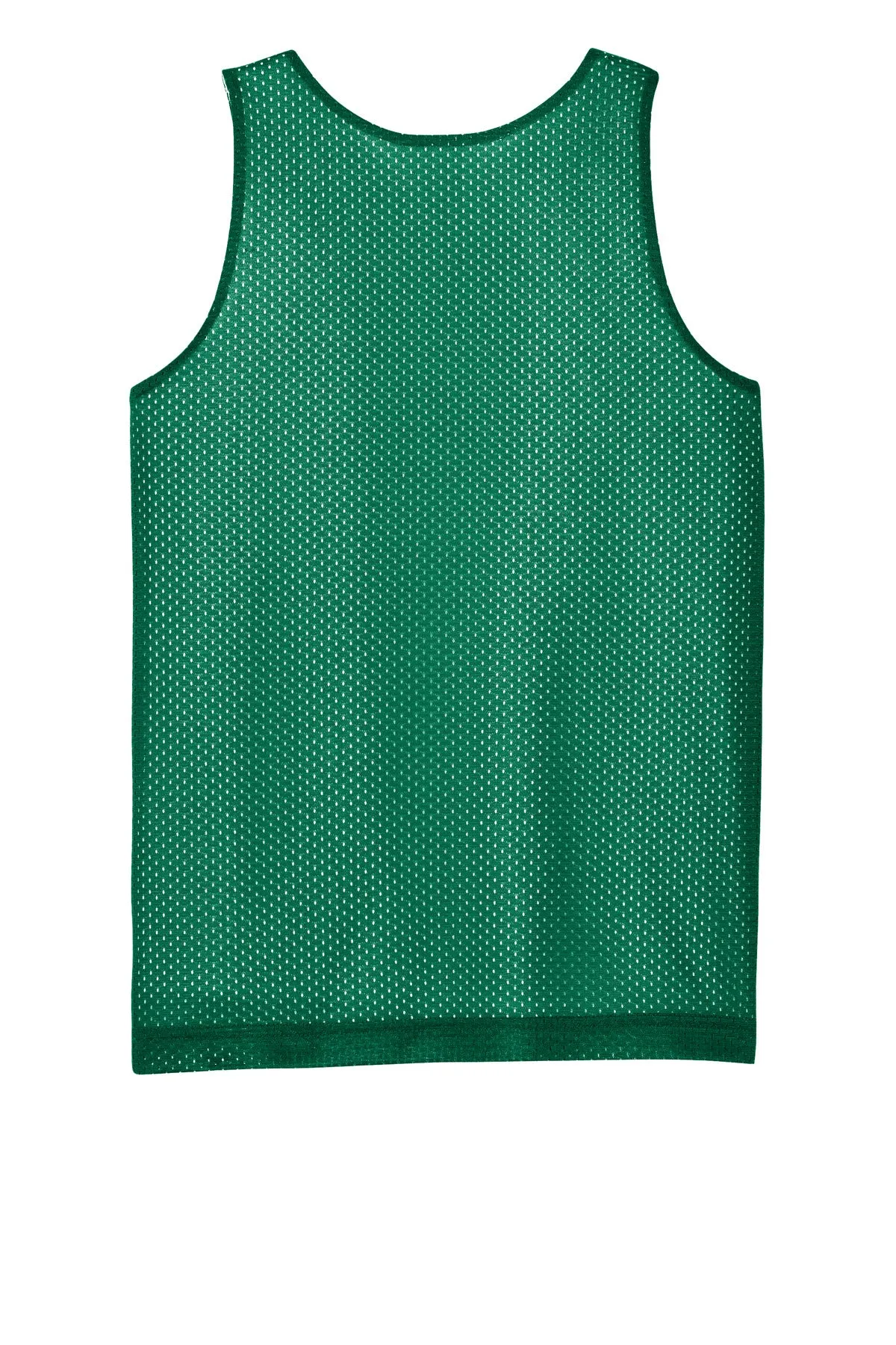 Sport-Tek Youth PosiCharge Reversible Mesh Tank YST5000 Kelly Green/ White