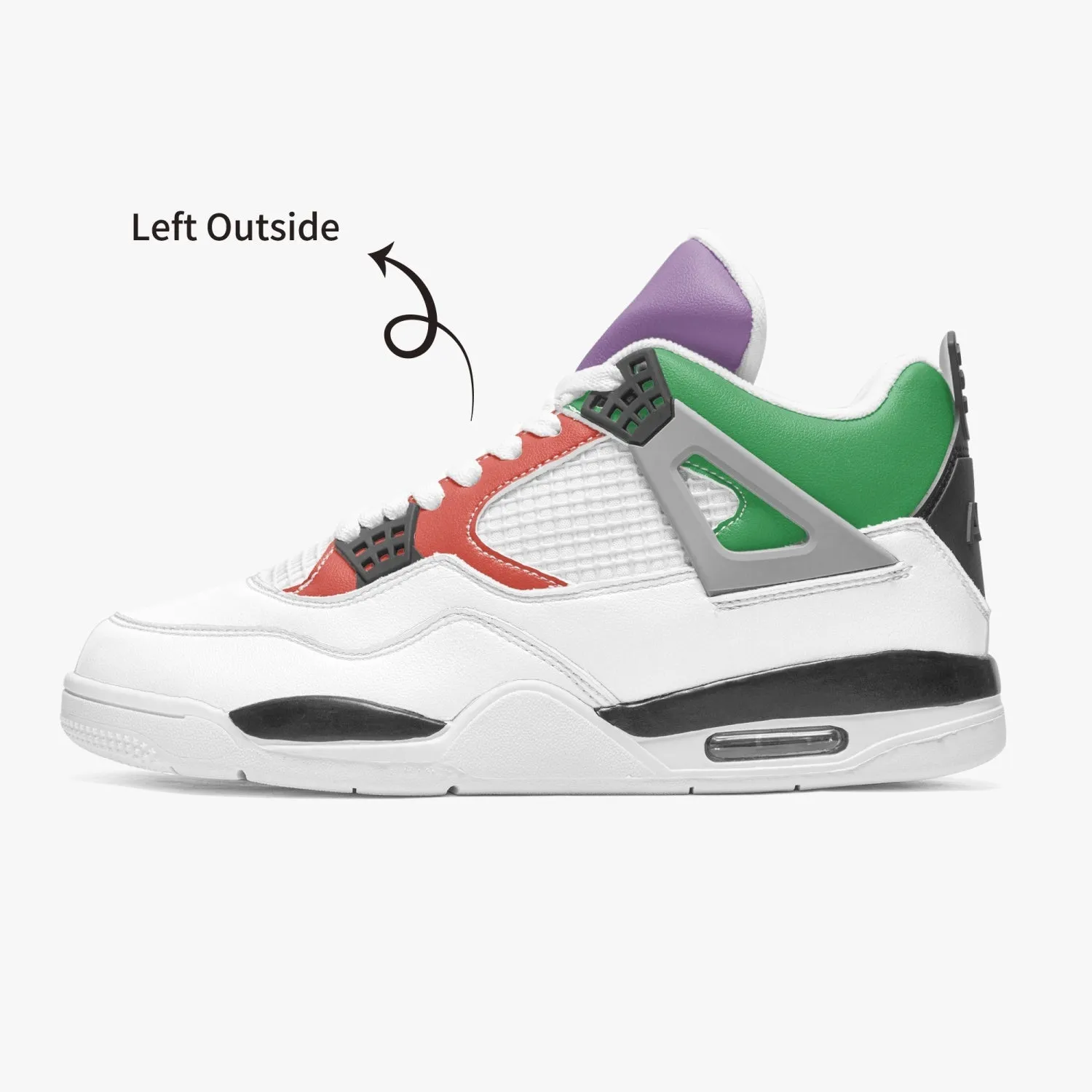 Star Kommand Kicks 2.0- Basketball Sneakers -White Sole