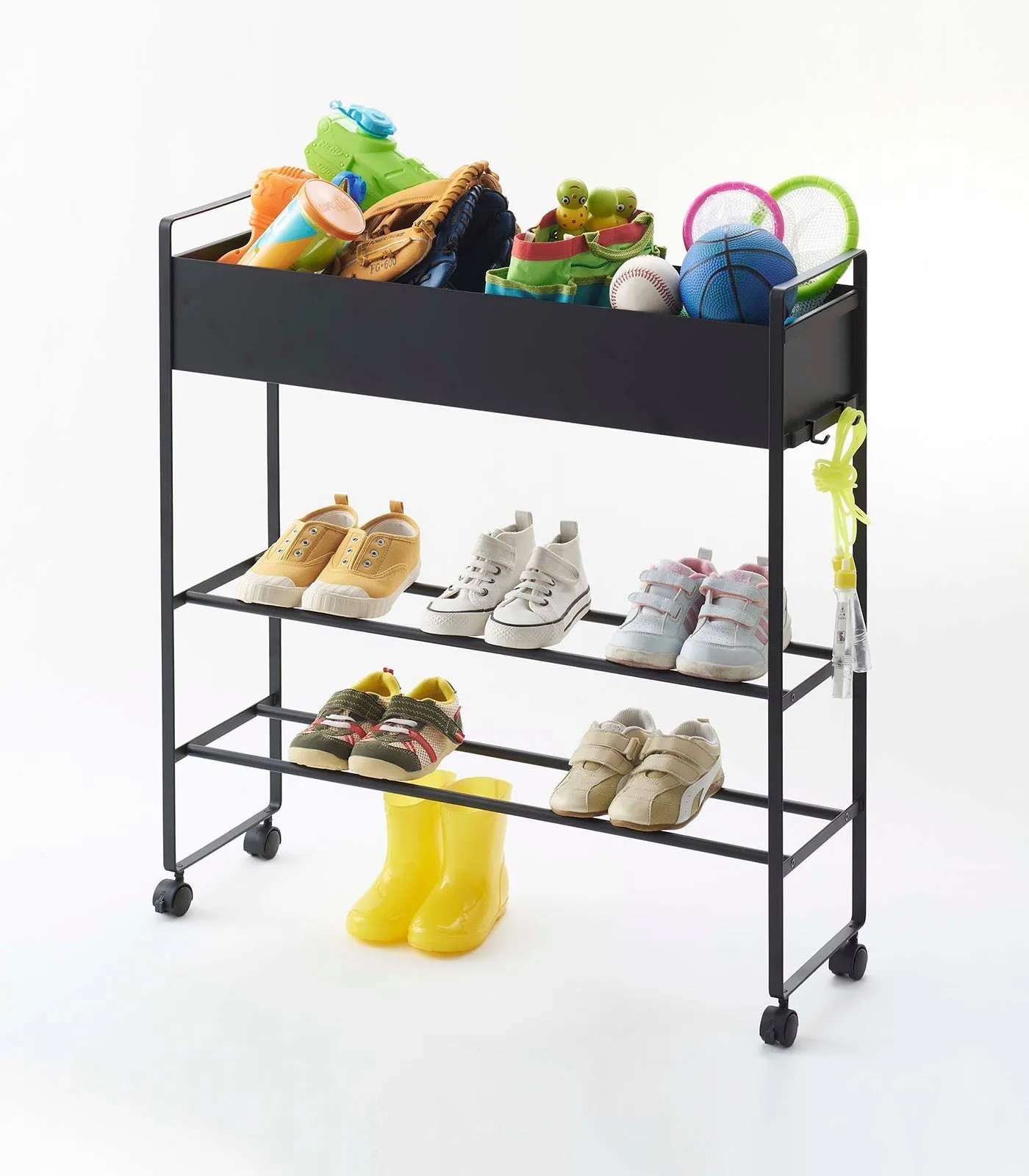 Steel Entryway Storage Cart (29.33" H)