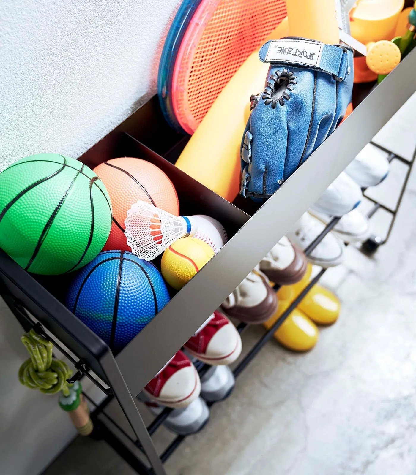 Steel Entryway Storage Cart (29.33" H)
