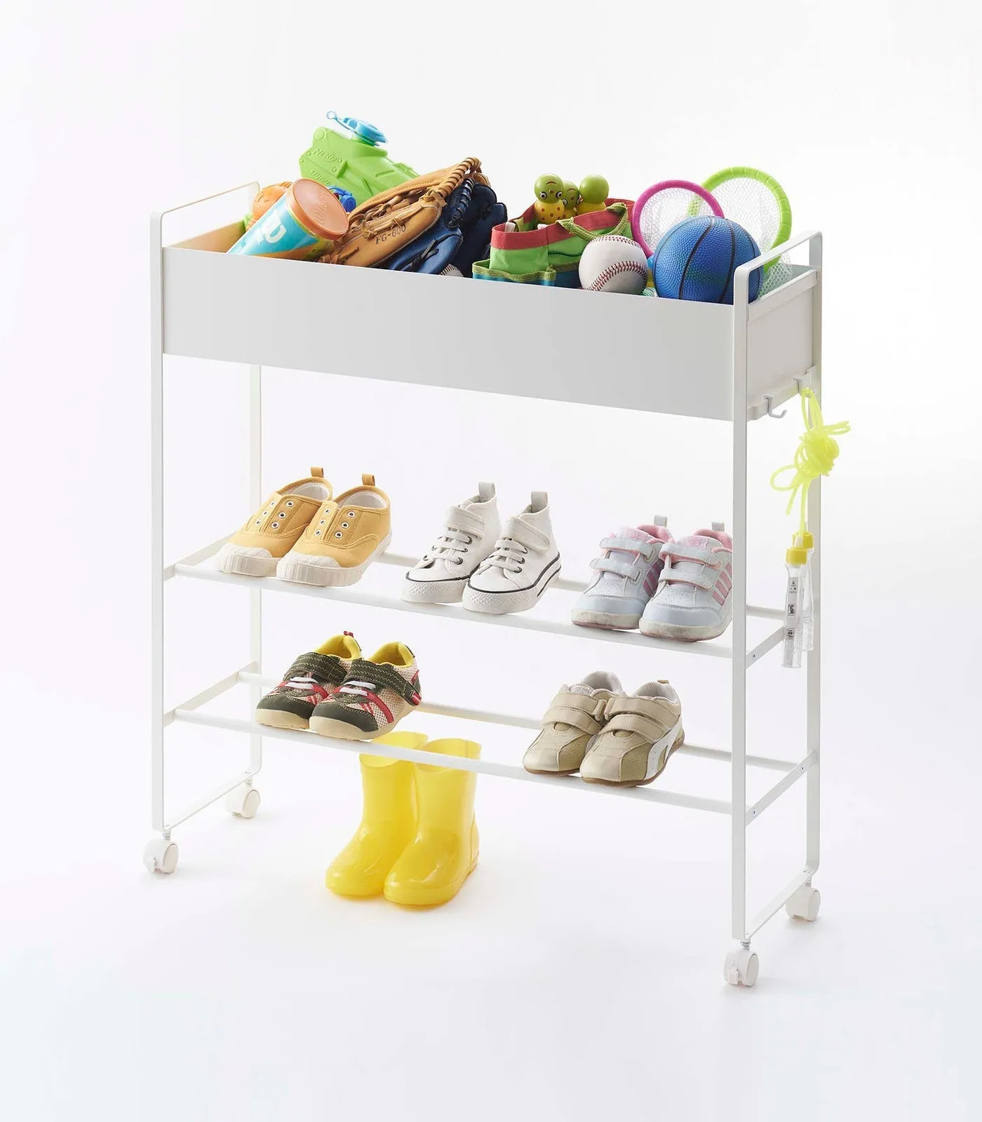 Steel Entryway Storage Cart (29.33" H)