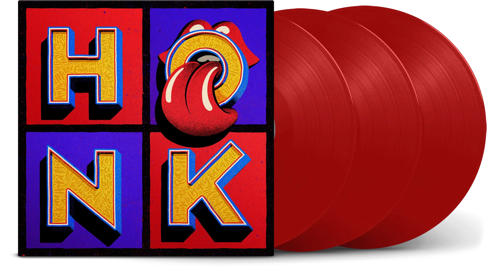 The Rolling Stones : Honk (Ltd Red Vinyl 3LP)