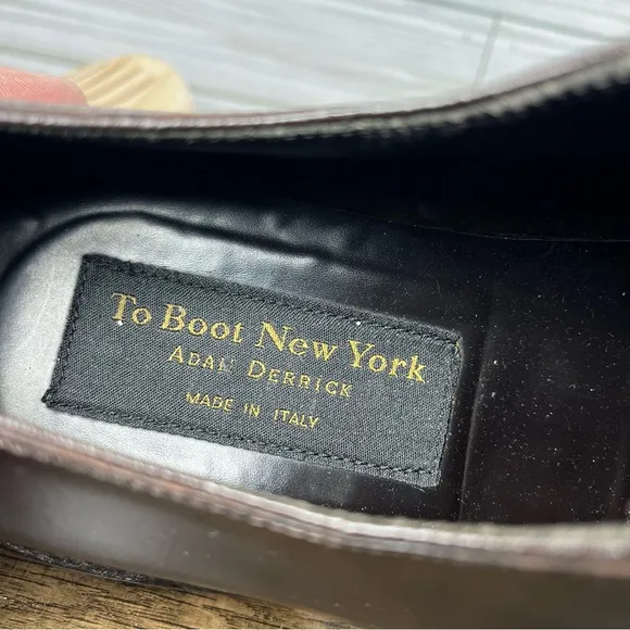 To‎ Boot New York Adam Derek Men’s Black Shoes - Men’s Size 10
