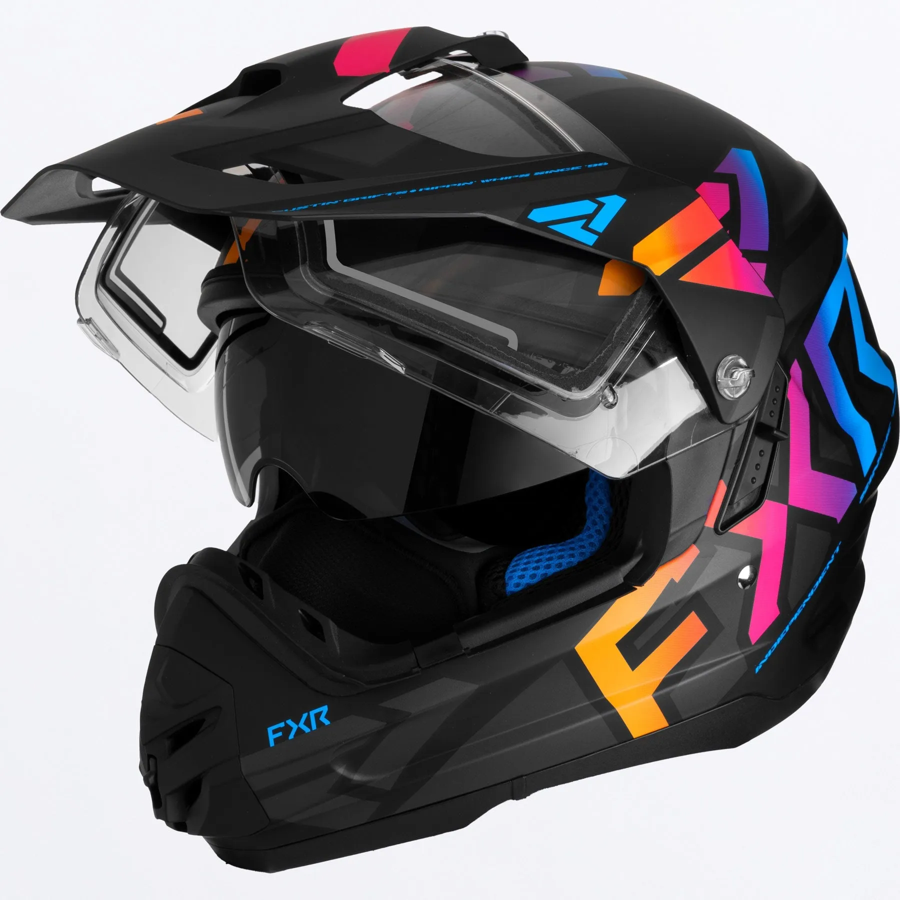 Torque X Team Helmet With E-shield And Sun Shade