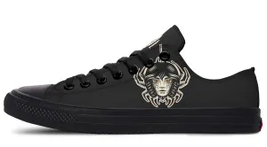 Traditional Spider Girl Head Low Tops