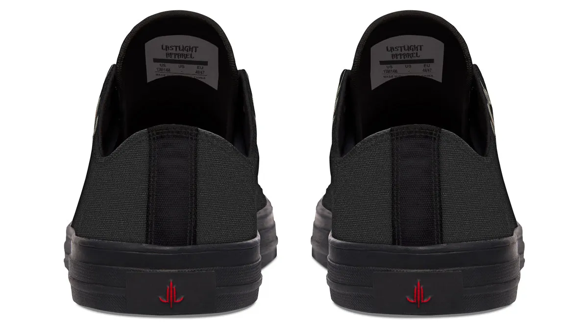Traditional Spider Girl Head Low Tops