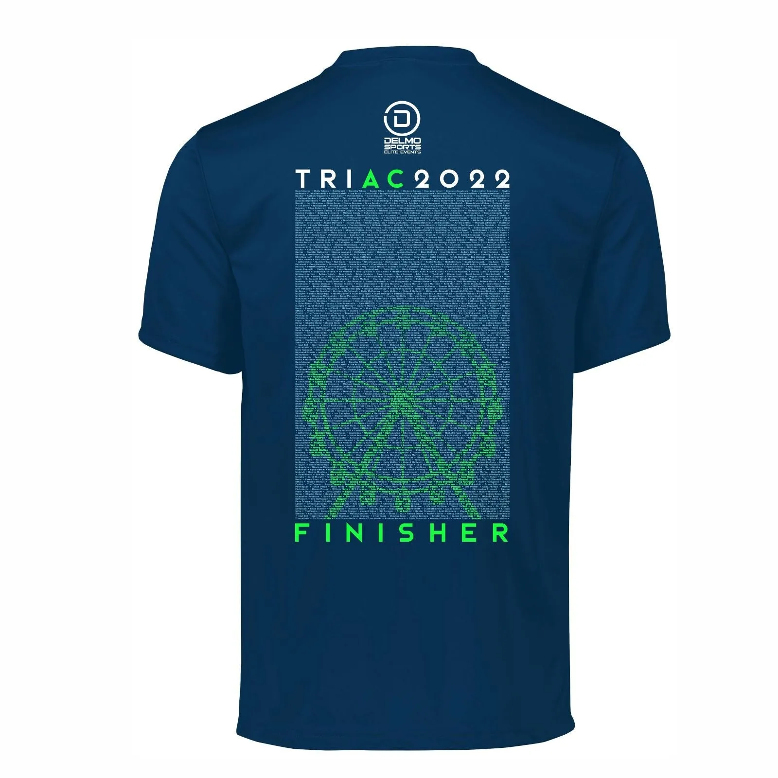 TRI AC Mens Tech Tee - Navy - Names 2022