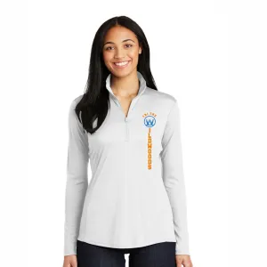 Tri the Wildwoods Women's Tech 1/4 Zip -White - LCP